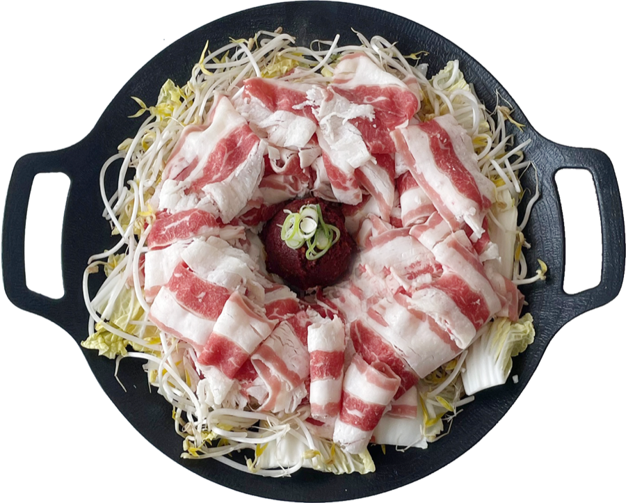 산더미육전골